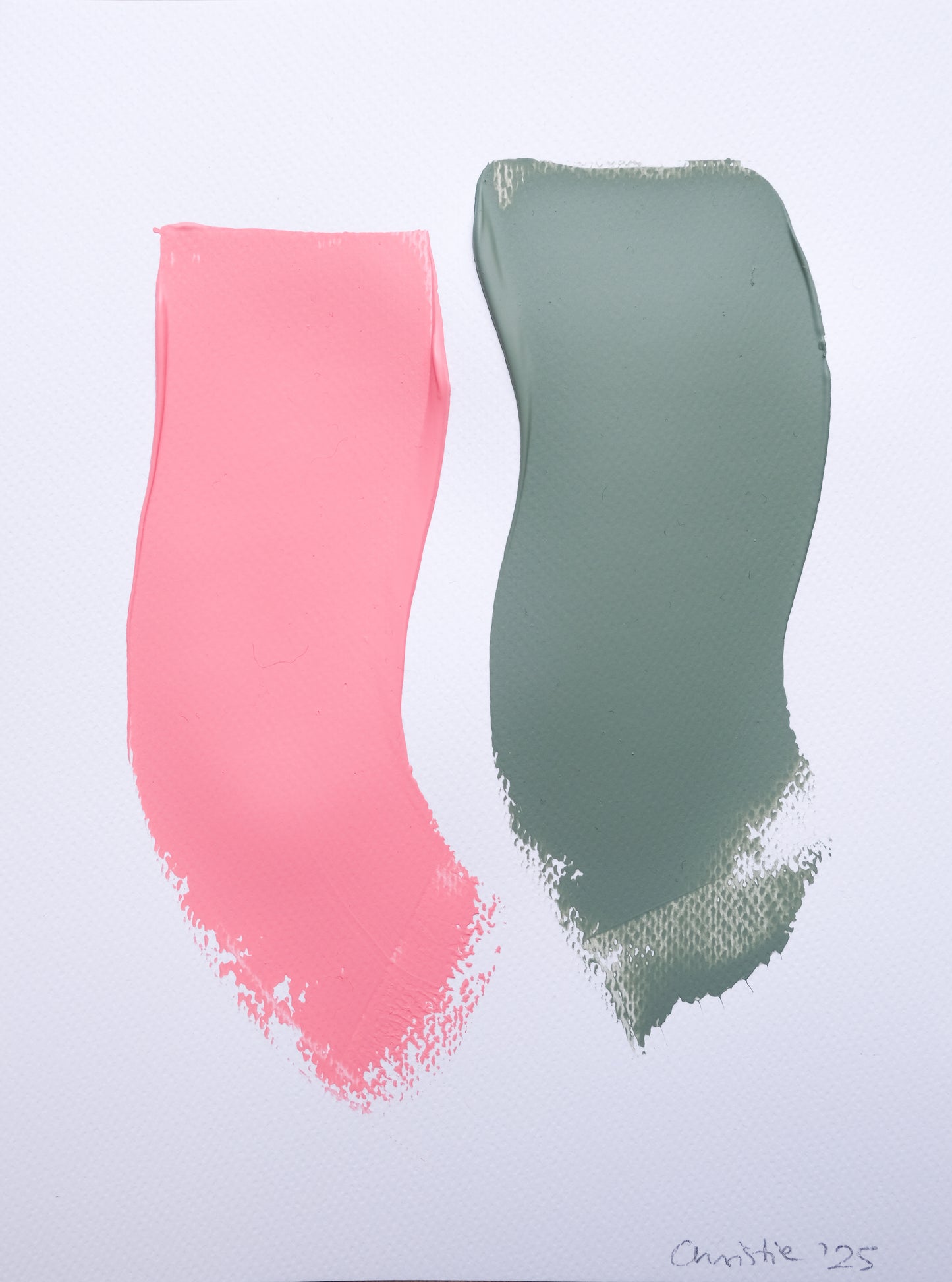 Abstract painting, 18x24cm.