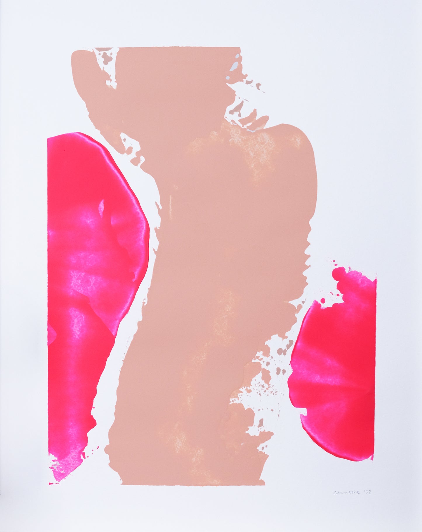 Path. Abstract painting 40x50cm