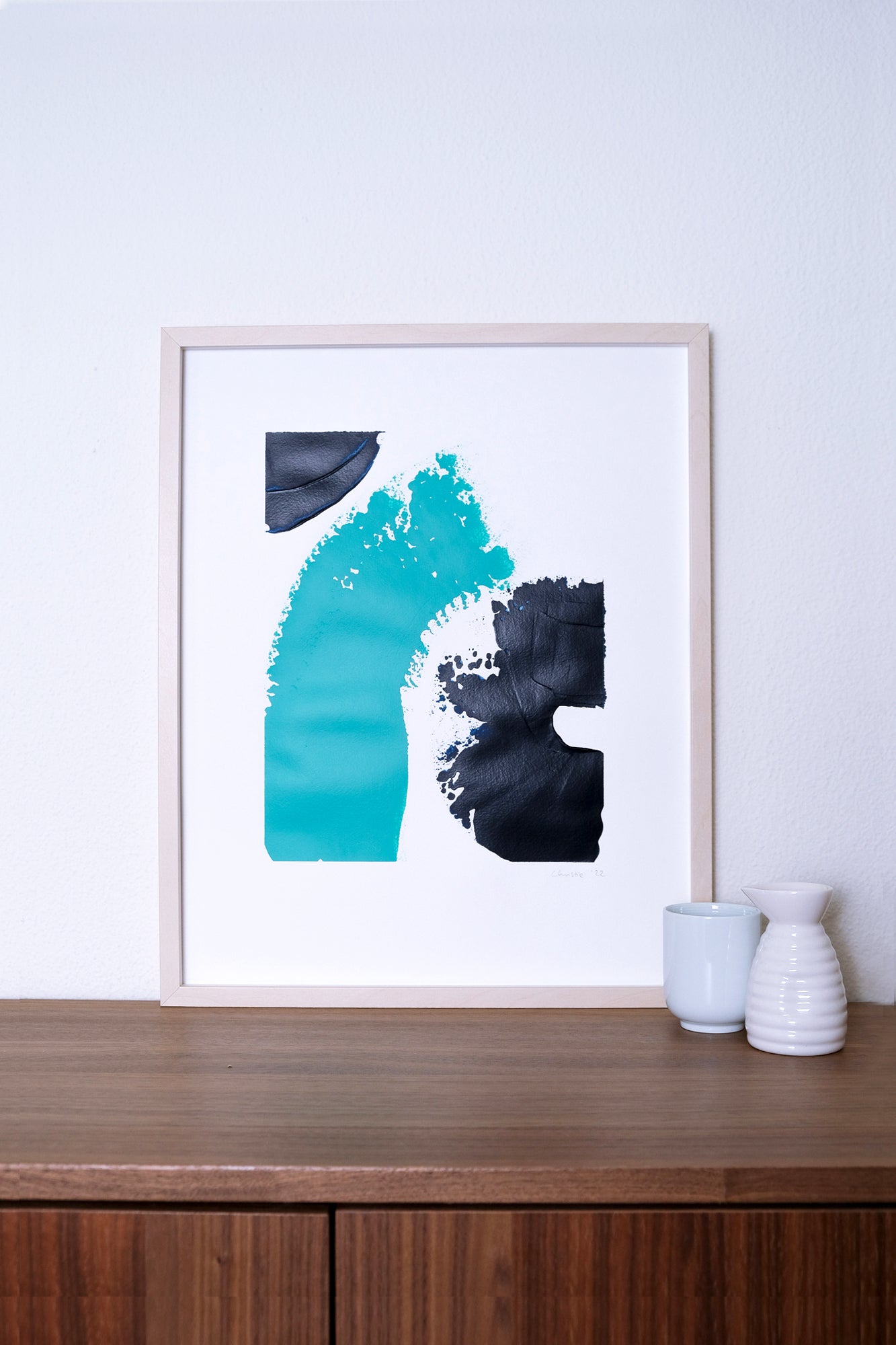 Untitled. Abstract painting 40x50cm.