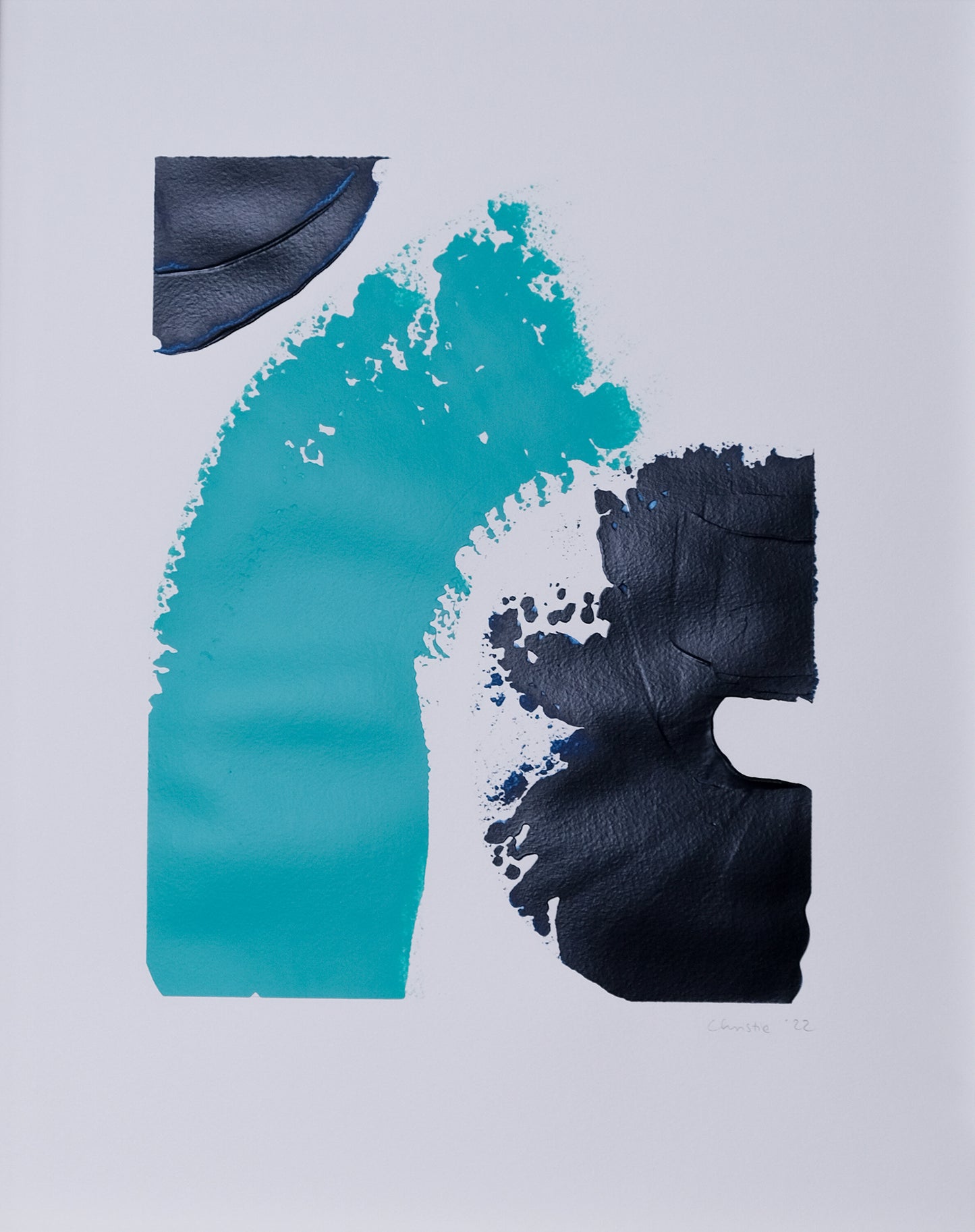 Untitled. Abstract painting 40x50cm.
