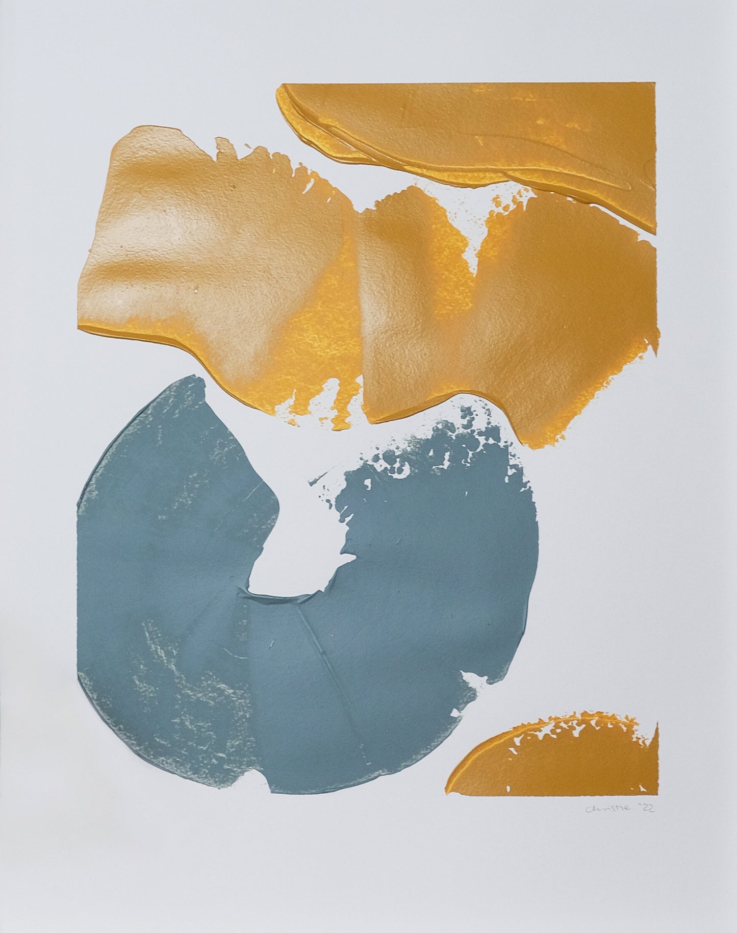 Untitled. Abstract painting 40x50cm.