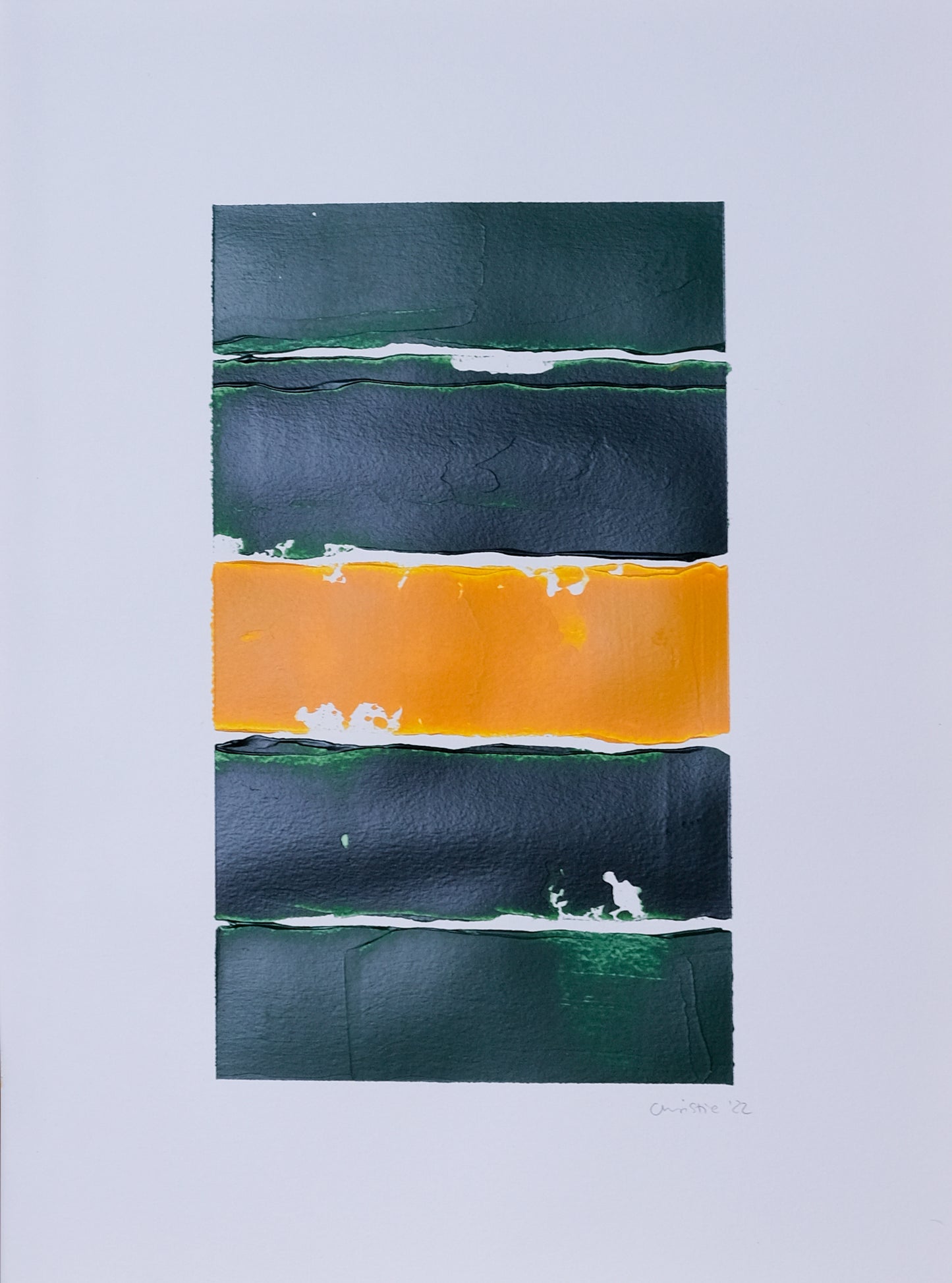 Untitled. Abstract painting 29.7x40cm.