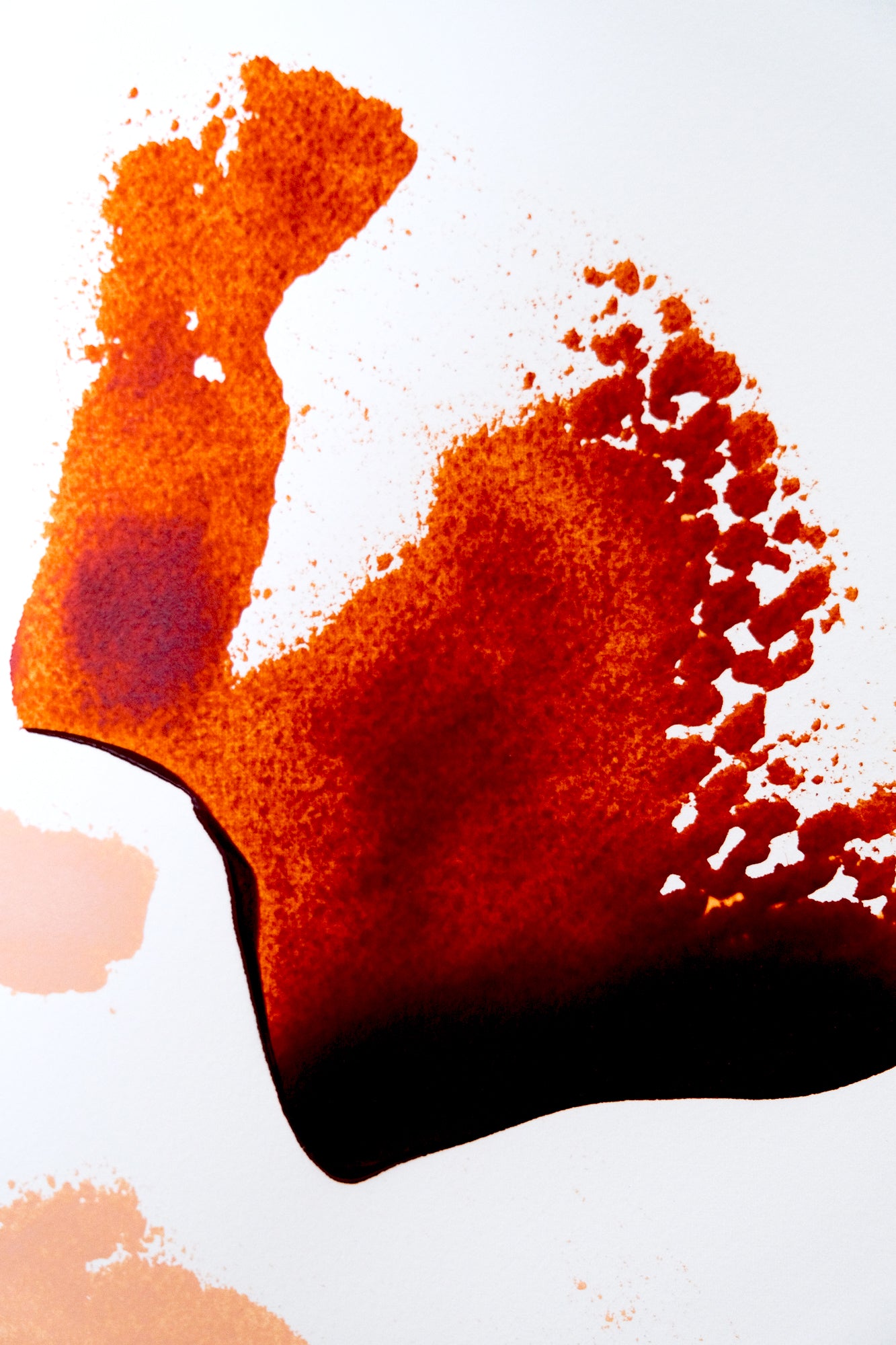 Koi. Abstract painting 56x76cm