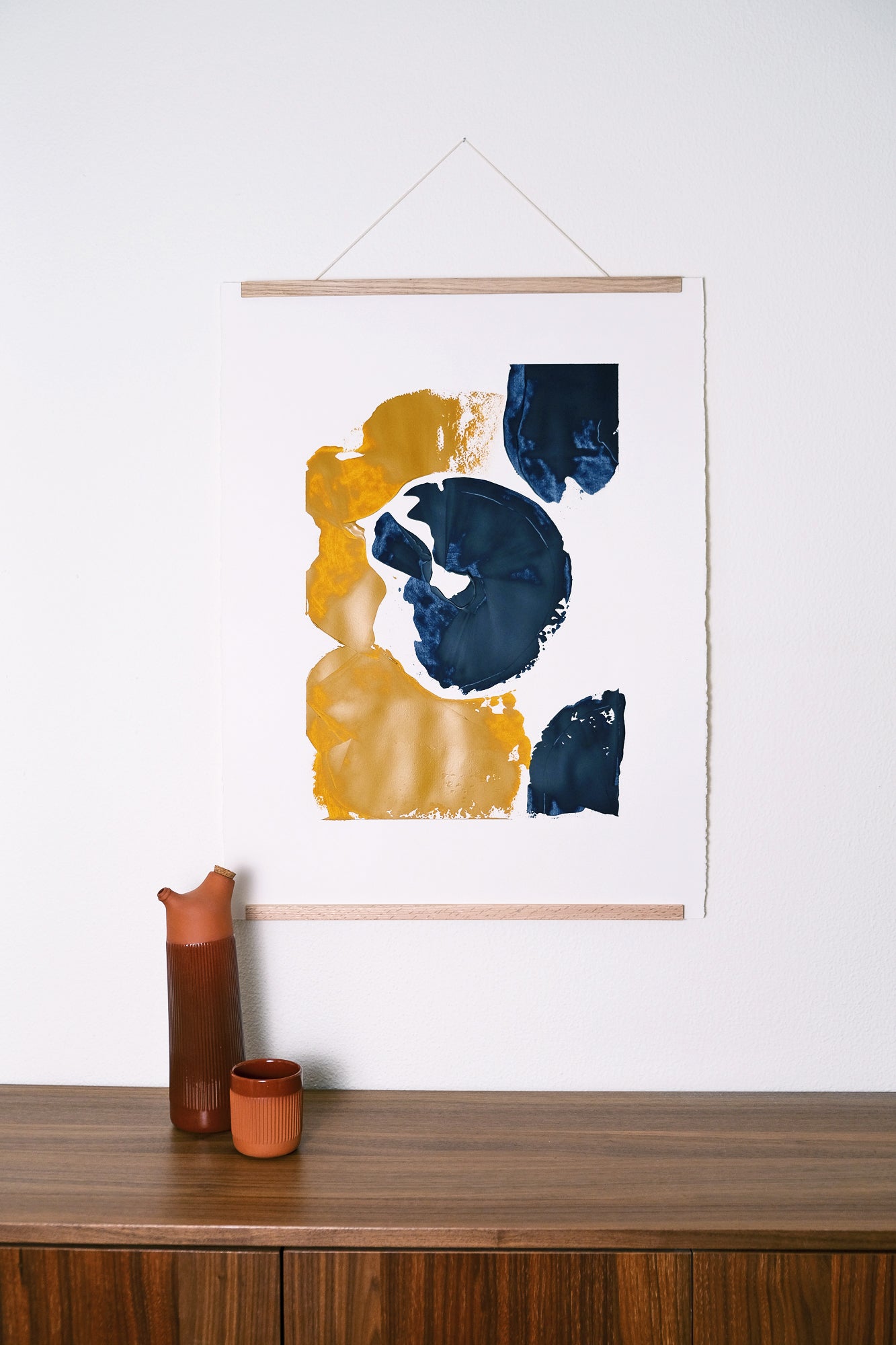Untitled. Abstract painting 56x76cm