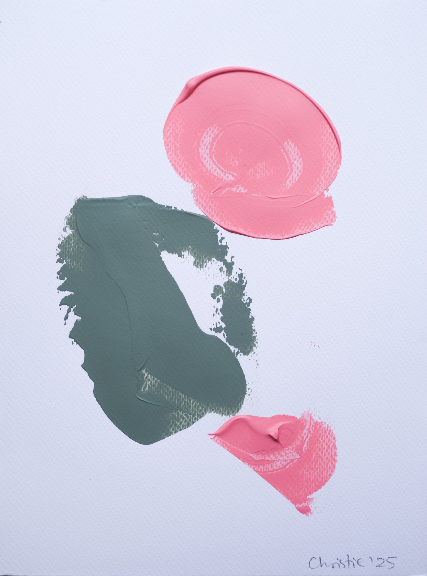 Abstract painting 18x24cm.