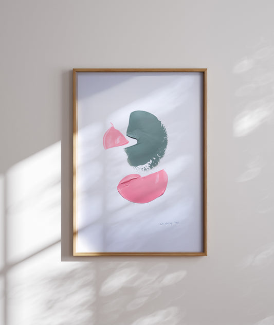 Abstract painting, 18x24cm.