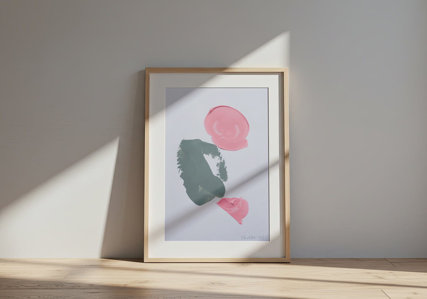 Abstract painting 18x24cm.