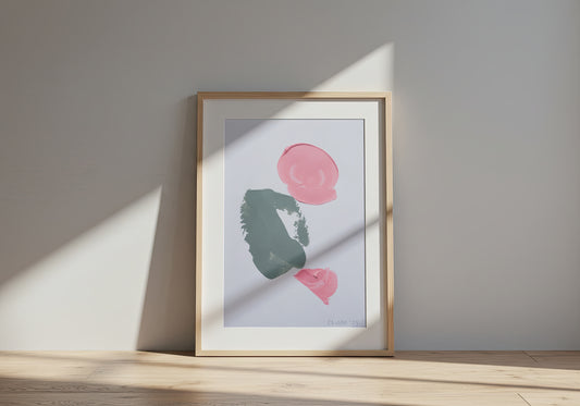 Abstract painting 18x24cm.