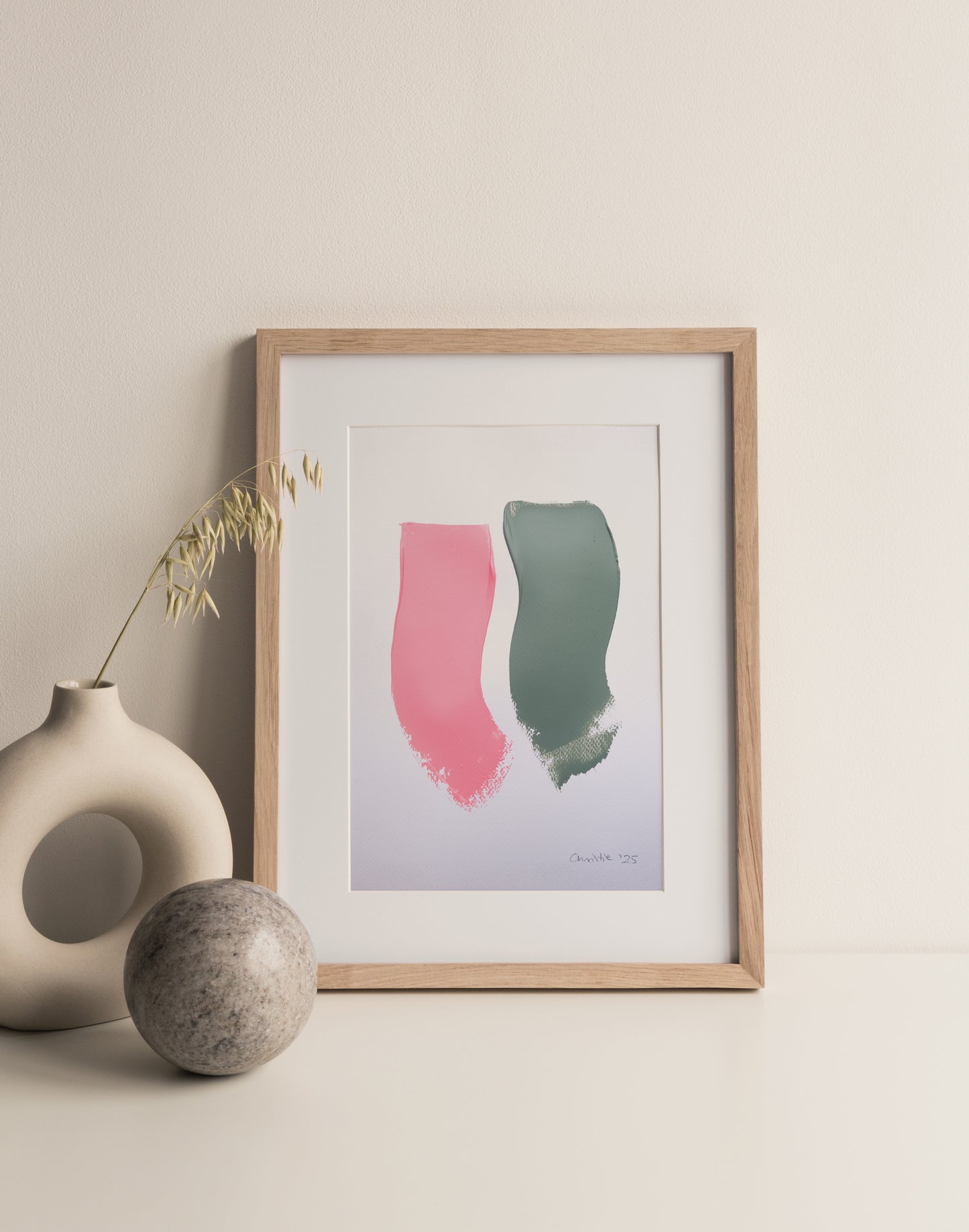 Abstract painting, 18x24cm.