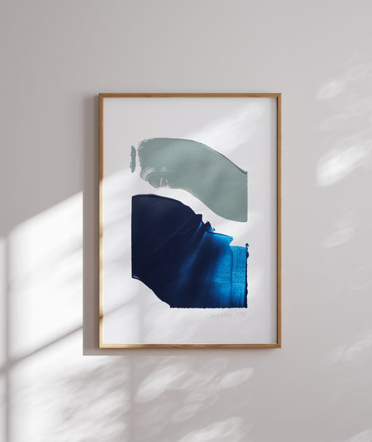 Abstract painting, 18x24cm.